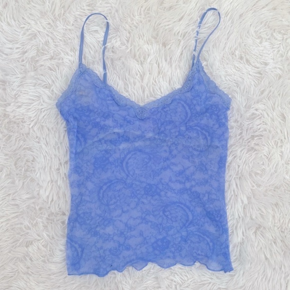 Y2K Victoria’s Secret micro mesh cami